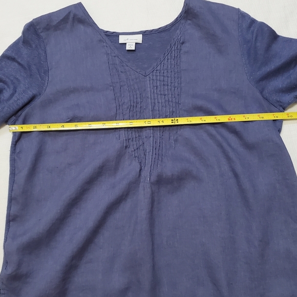 J. Jill Linen Pintuck Shirt - Picture 6 of 6